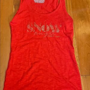 Victoria’s Secret Red Tank Top “Snow Angel”
